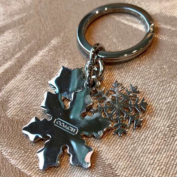 ❄️Bundle -Two Coach Keychains Snowflakes & Strap❄️ - Picture 3 of 4